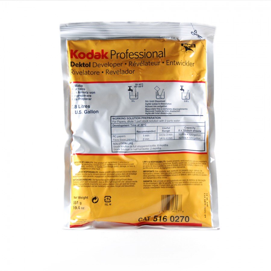 Kodak Professional Dektol Sviluppo 4 Lt