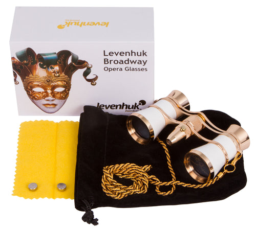 Binocolo da teatro Levenhuk Broadway 325F (con luce LED e cordoncino da collo)