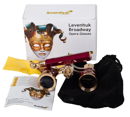 Binocolo da teatro Levenhuk Broadway 325N (lorgnette con luce LED)