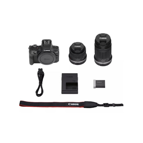 Canon EOS R100 + RF-S 18-45mm IS STM + RF-S 55-210mm IS STM - Garanzia Canon Italia