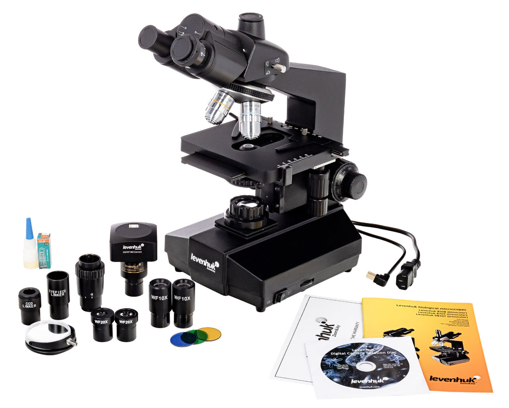 Microscopio trinoculare digitale Levenhuk D870T 8M