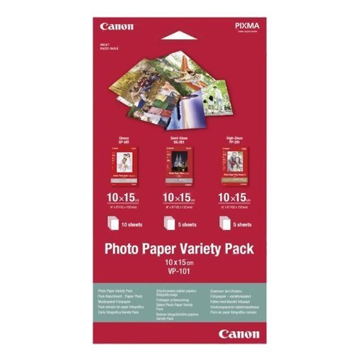 Canon Photo Paper Variety Pack 10X15