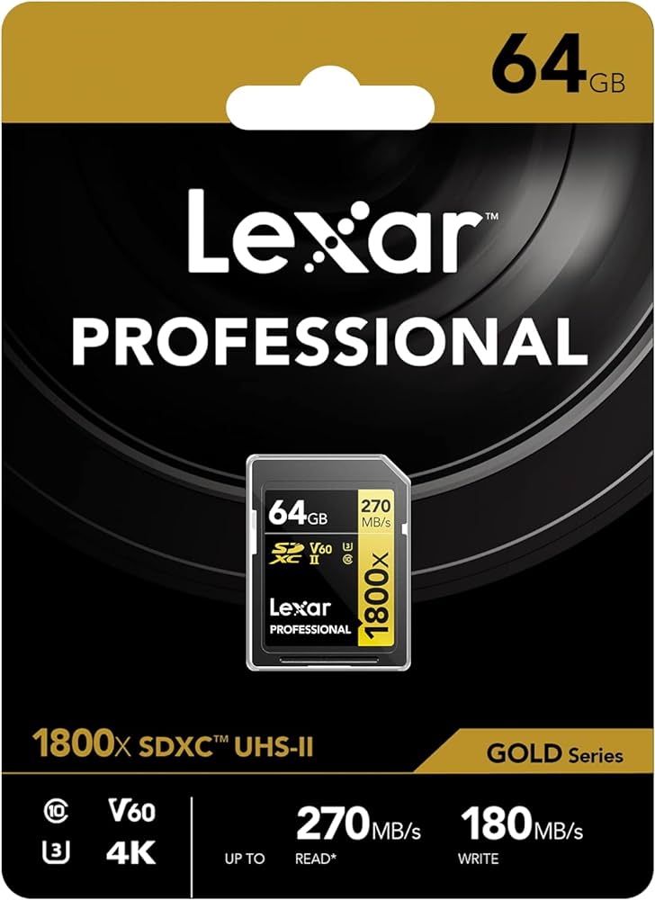Lexar Professional 1800x UHS-II 64/128/256/512GB