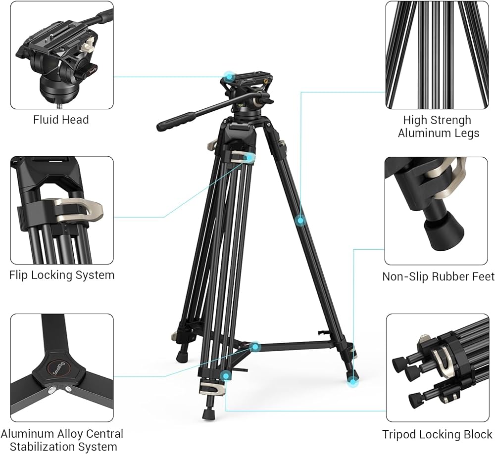 SmallRig Heavy-Duty Fluid Head Tripod AD-01 art 3751B
