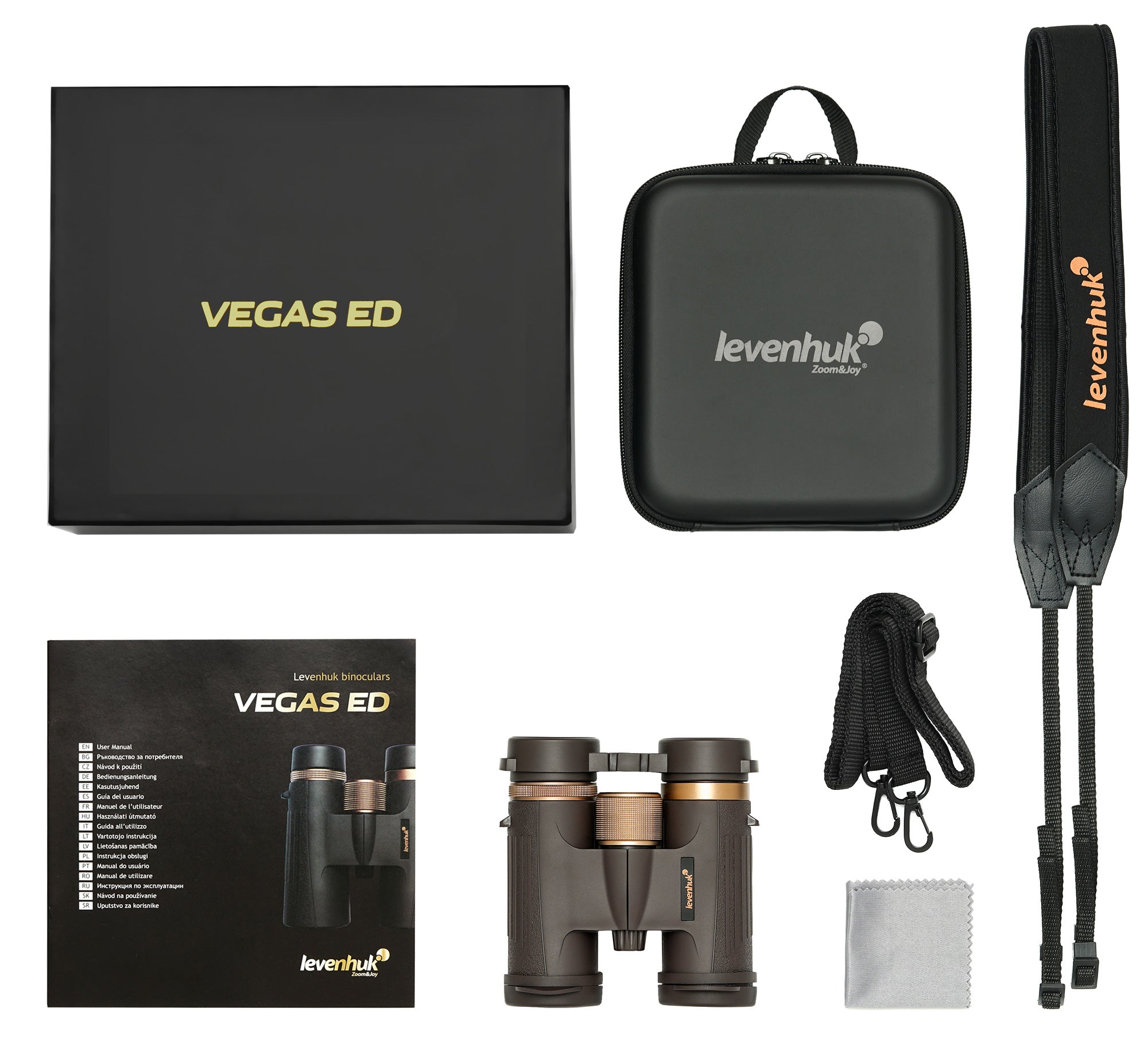 Binocolo Levenhuk Vegas ED 8x32