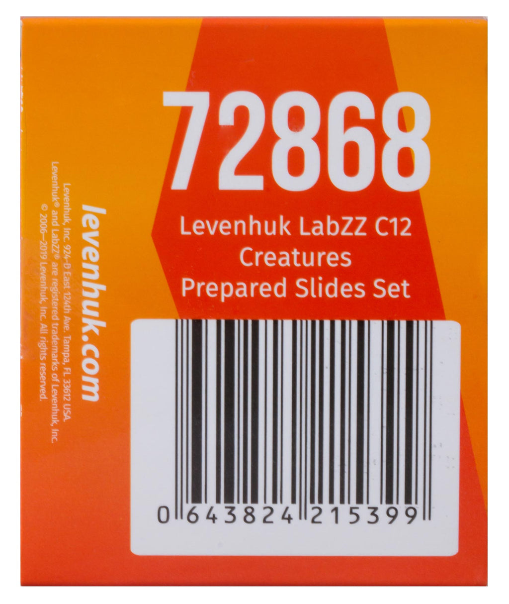 Levenhuk LabZZ C12 Set di vetrini preparati Animali