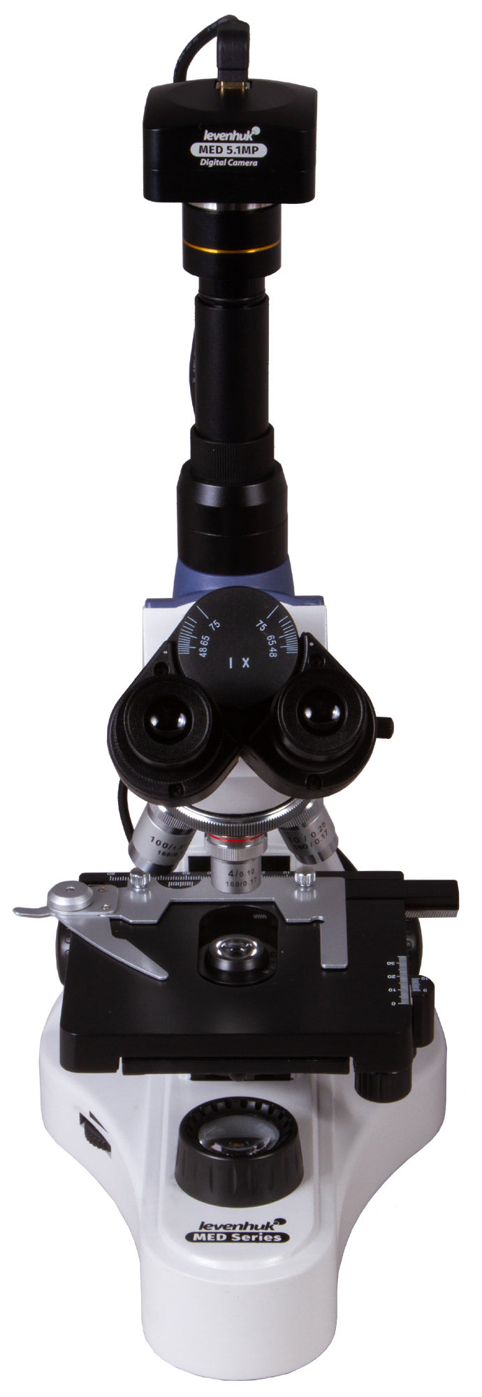 Microscopio trinoculare digitale Levenhuk MED D10T