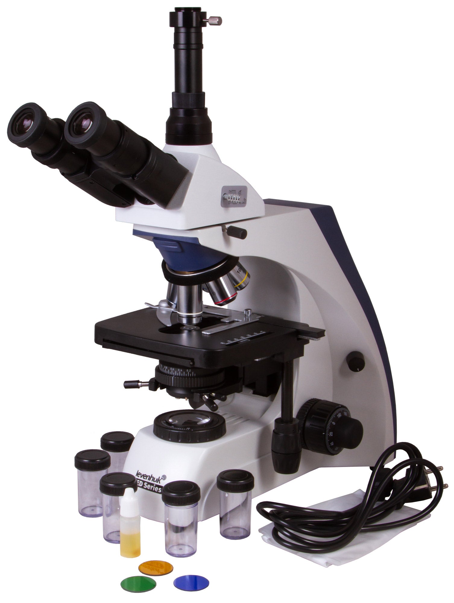 Microscopio trinoculare Levenhuk MED 35T