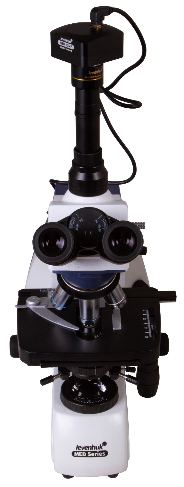Microscopio trinoculare digitale Levenhuk MED D35T