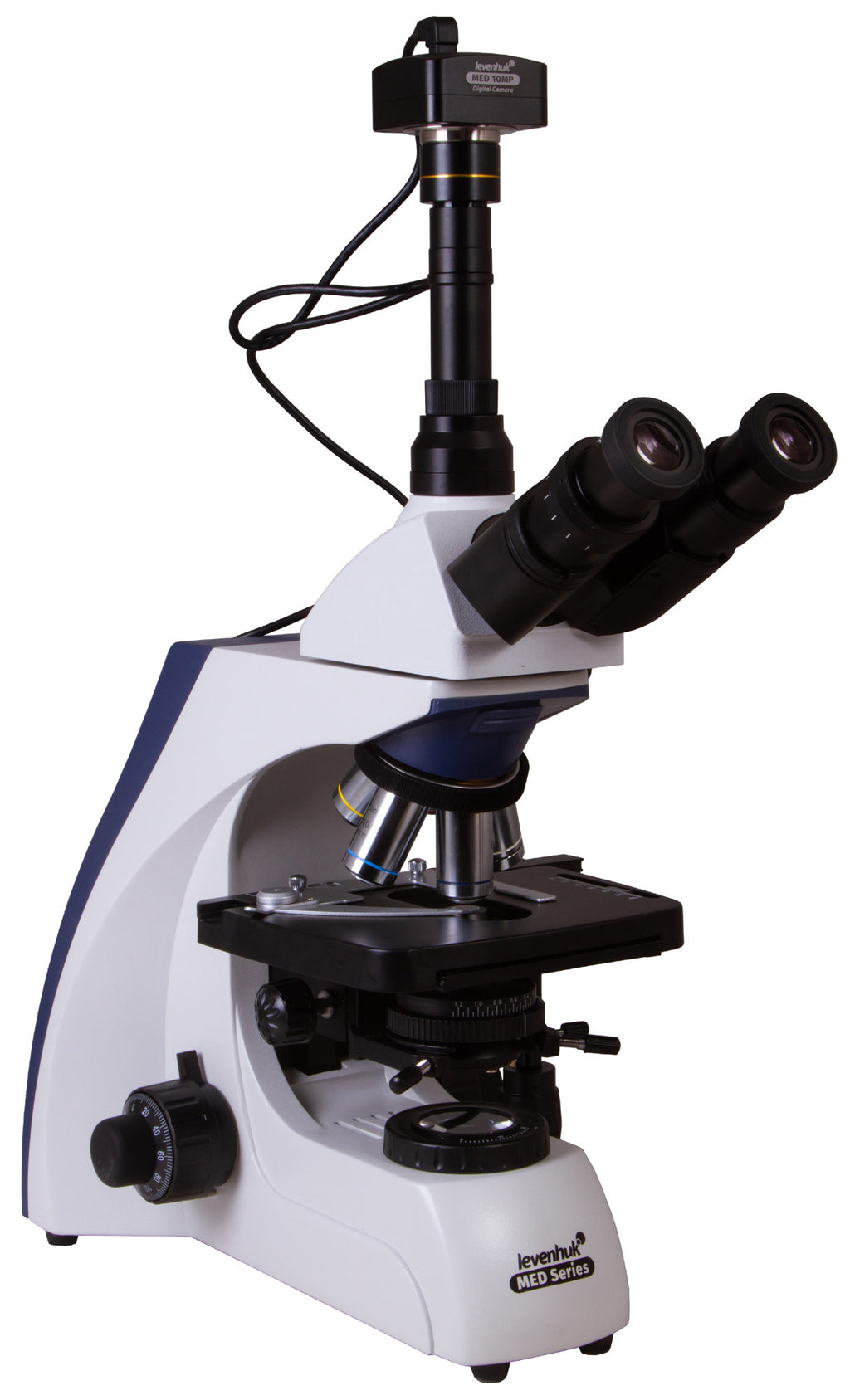 Microscopio trinoculare digitale Levenhuk MED D35T