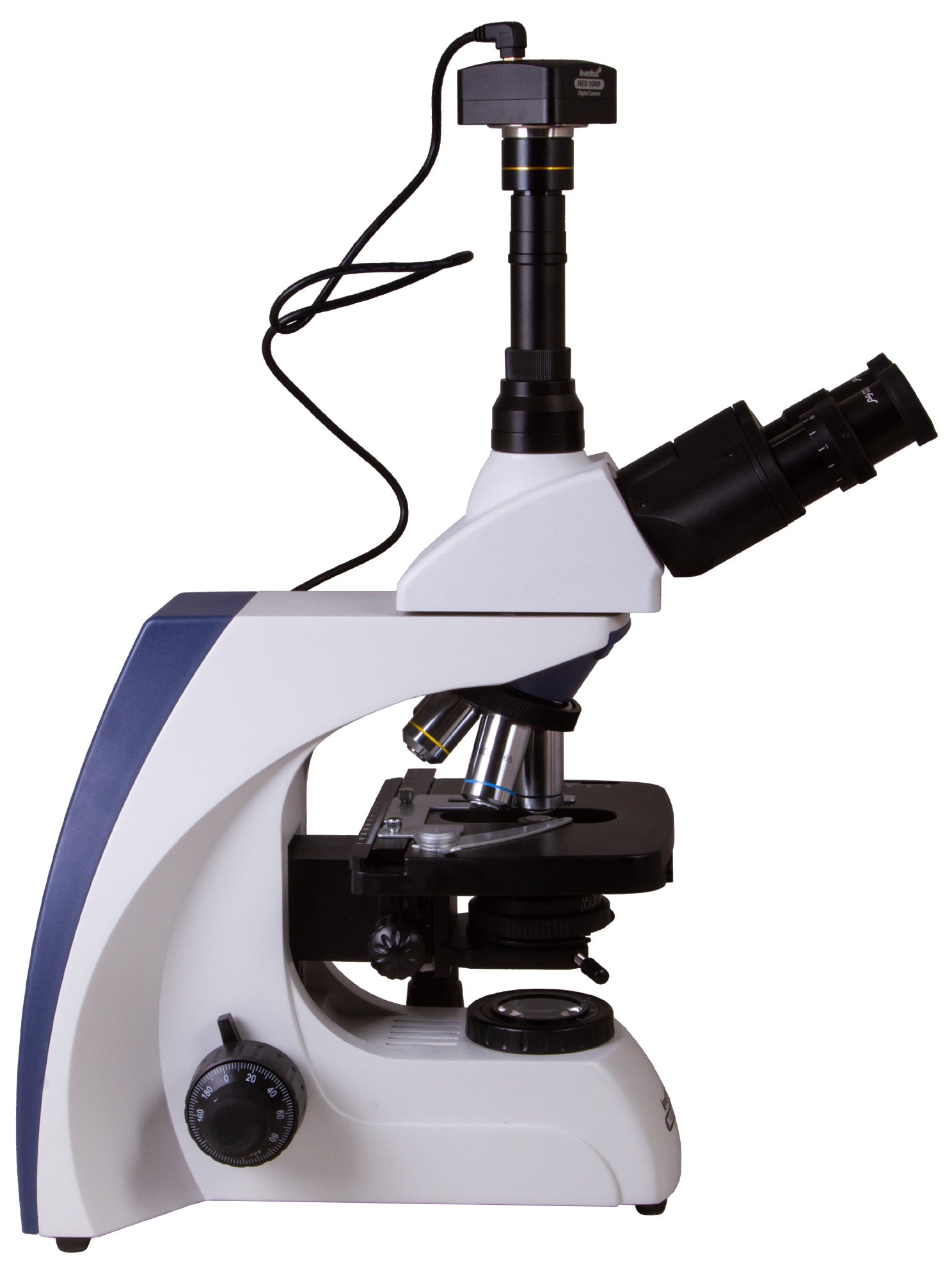 Microscopio trinoculare digitale Levenhuk MED D35T