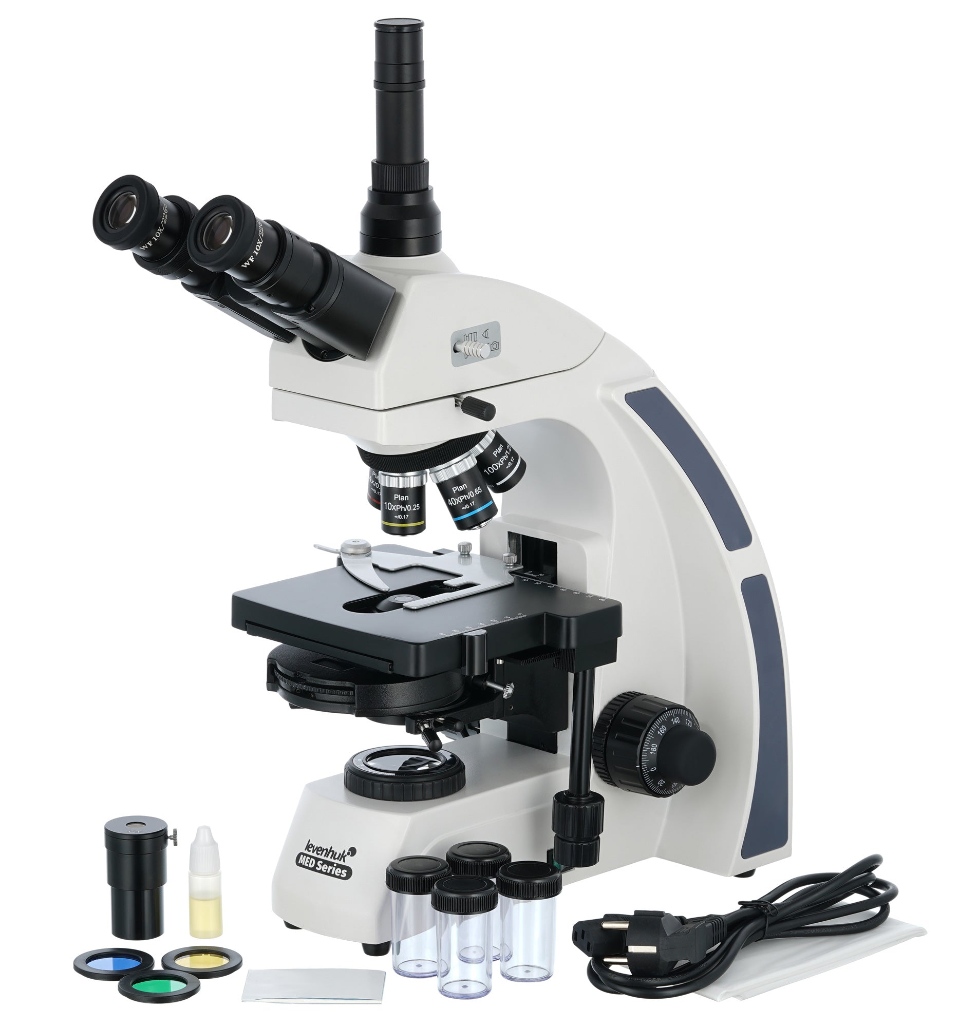 Microscopio trinoculare Levenhuk MED 45T