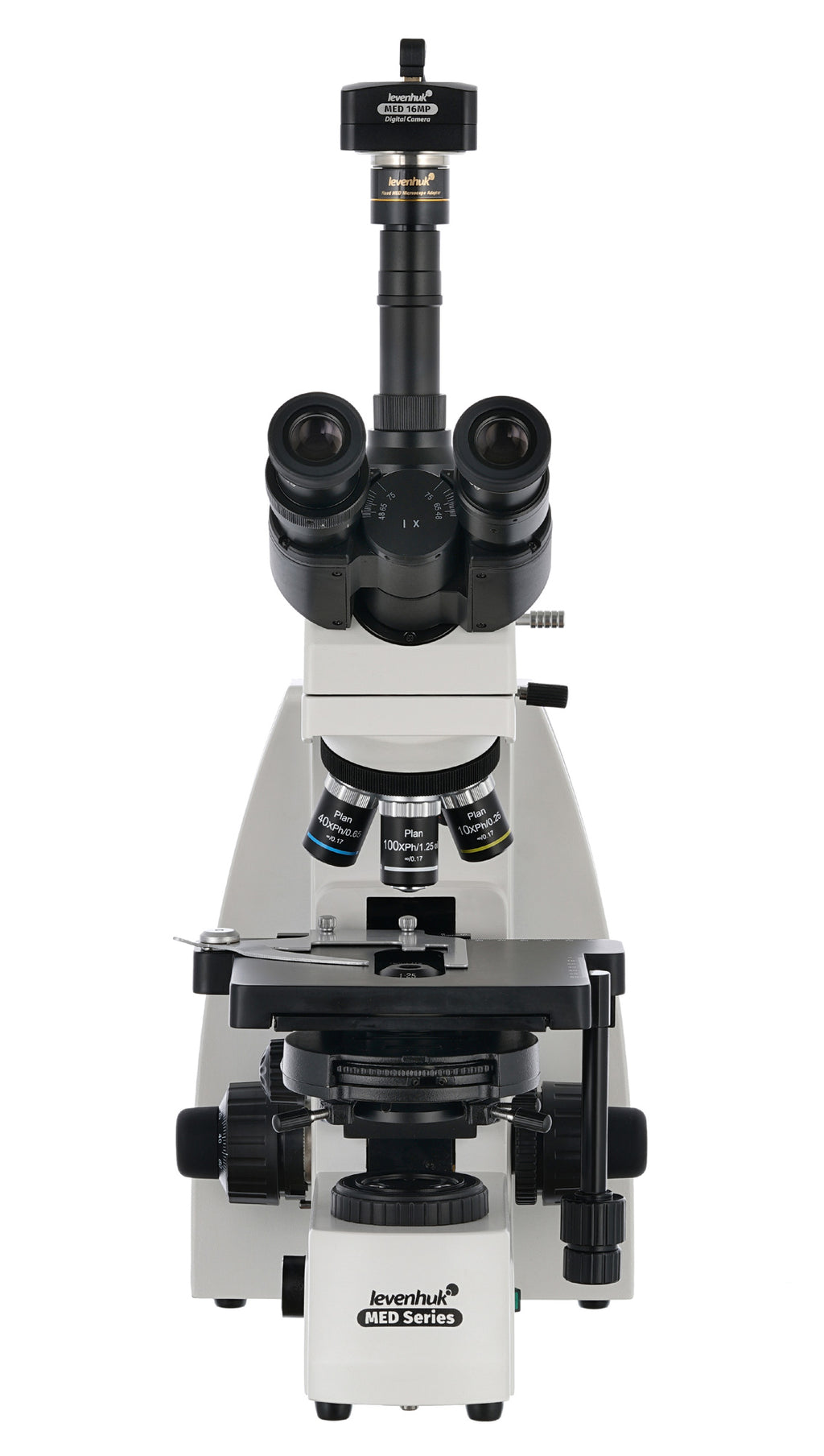 Microscopio trinoculare digitale Levenhuk MED D45T