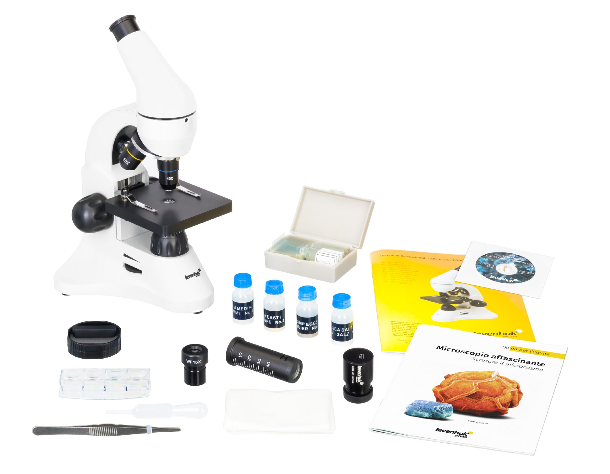 Microscopio digitale Levenhuk Rainbow D50L PLUS 2M, moonstone