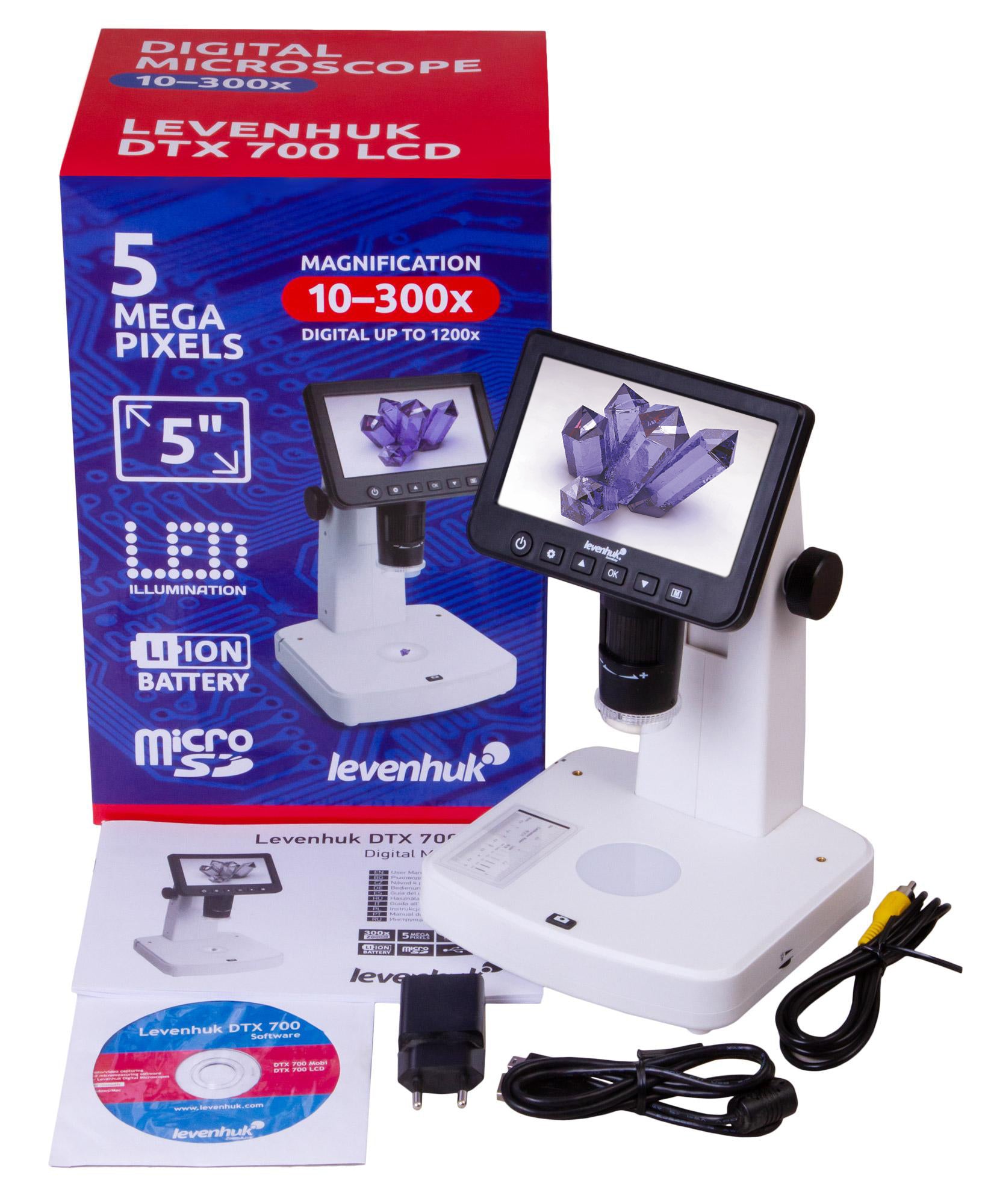 Microscopio digitale Levenhuk DTX 700 LCD