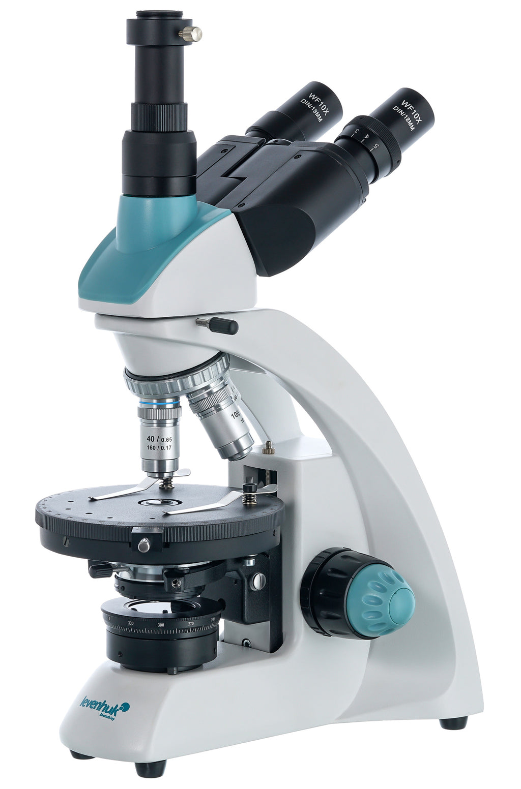 Microscopio trinoculare Levenhuk 500T POL