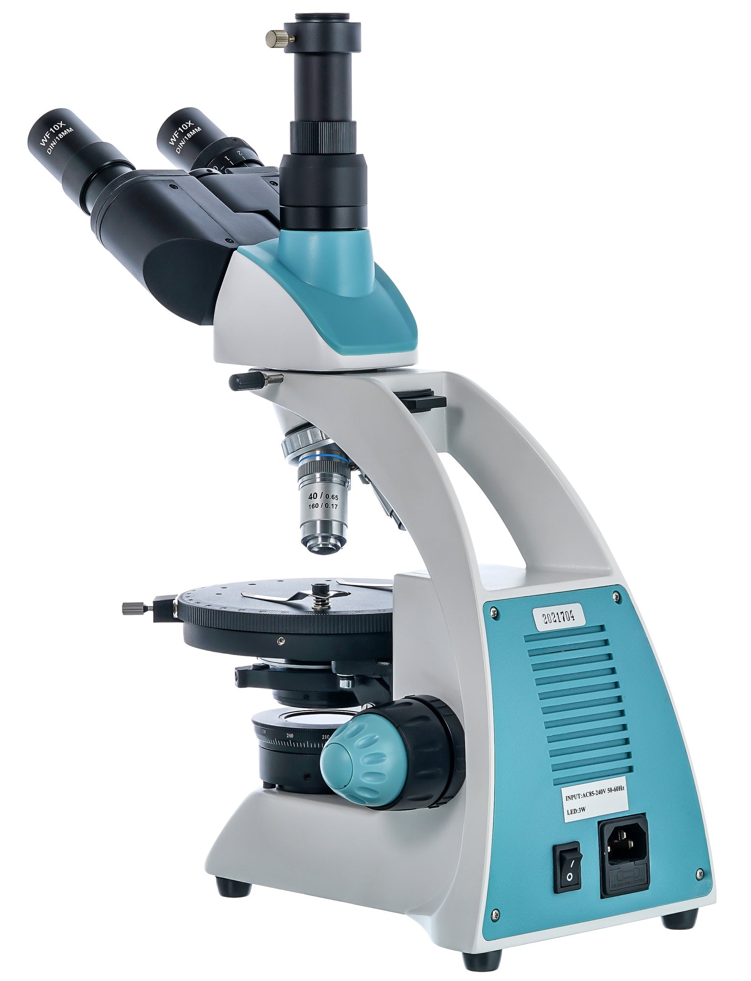 Microscopio trinoculare Levenhuk 500T POL