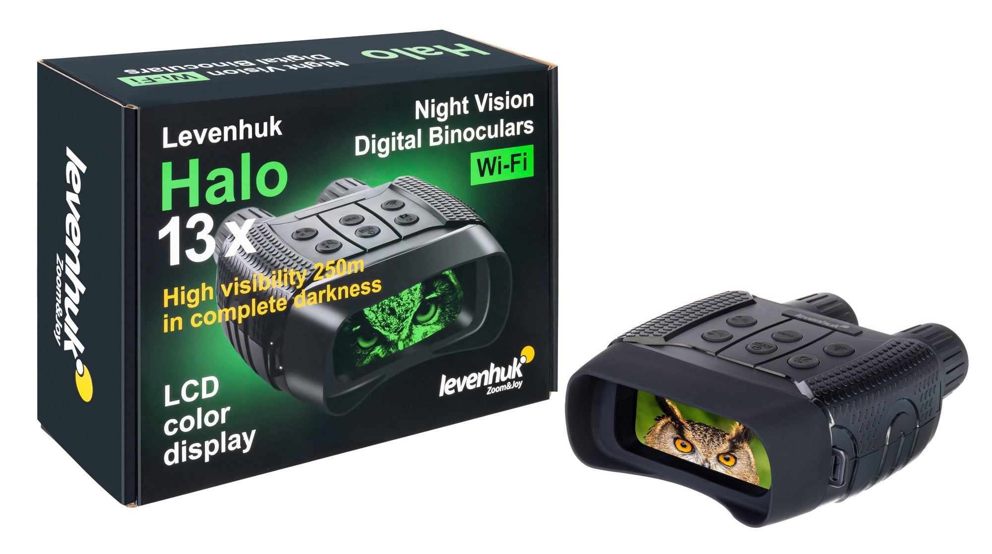 Visore notturno binoculare digitale Levenhuk Halo 13X Wi-Fi