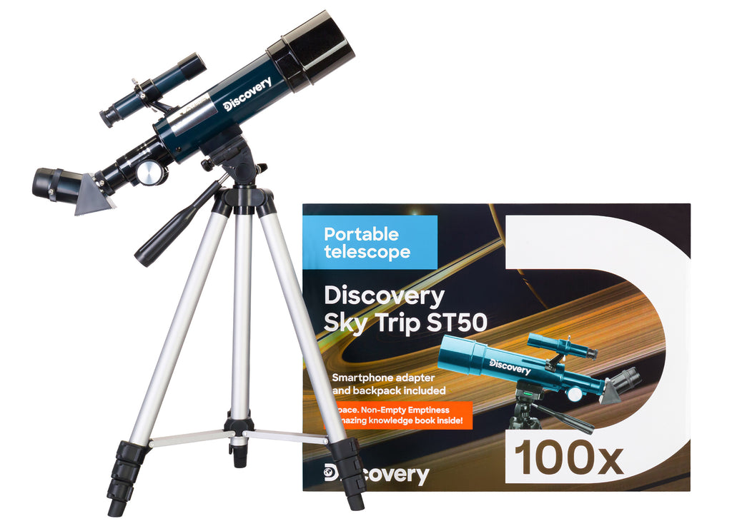 Telescopio Discovery Sky Trip ST50 con libro