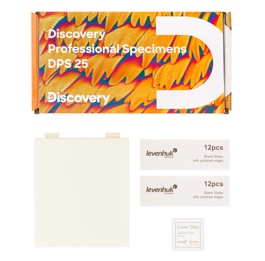 Set di micropreparati Discovery Prof DPS 25. “Biologia, uccelli, ecc.”