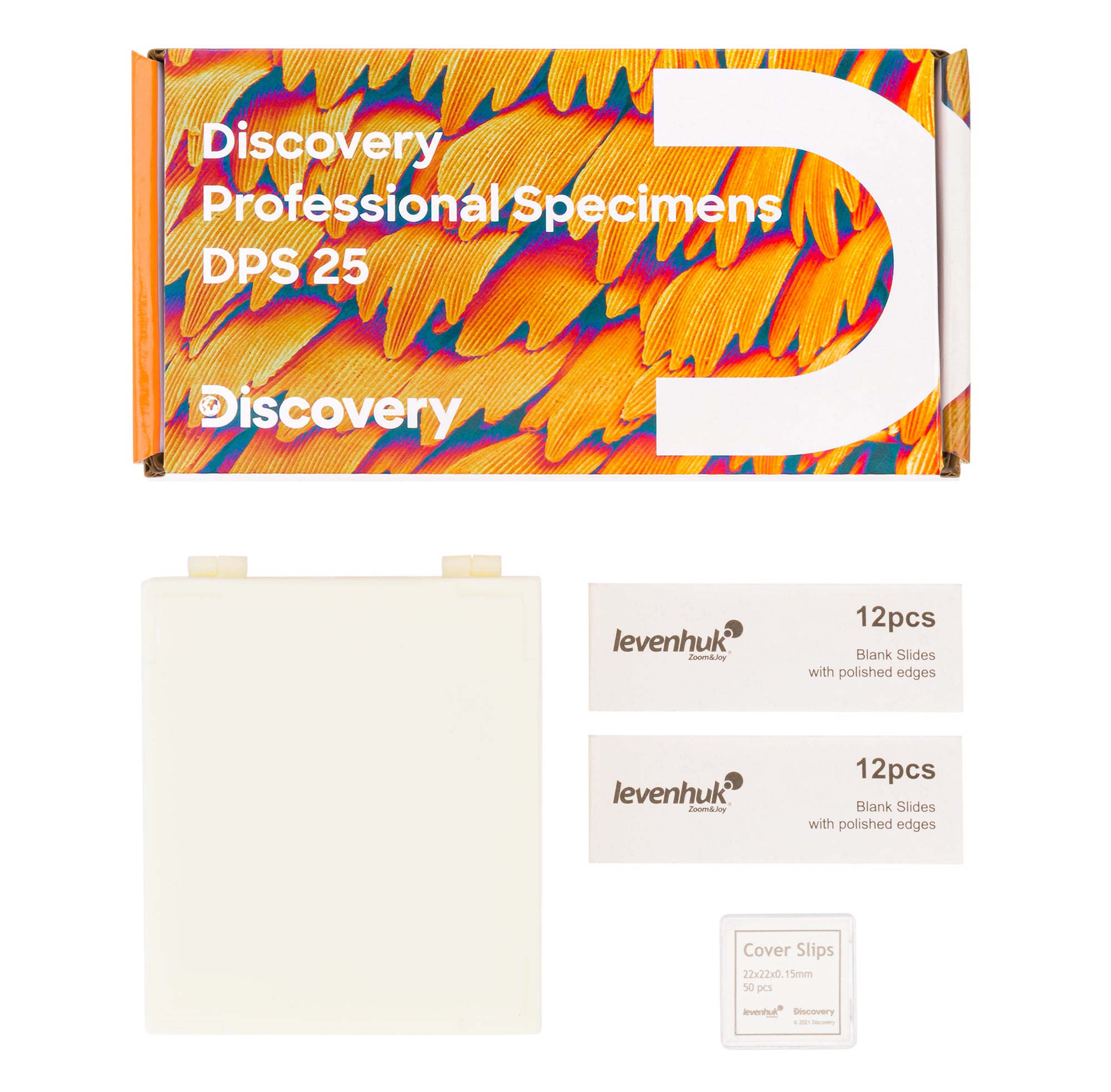 Set di micropreparati Discovery Prof DPS 25. “Biologia, uccelli, ecc.”