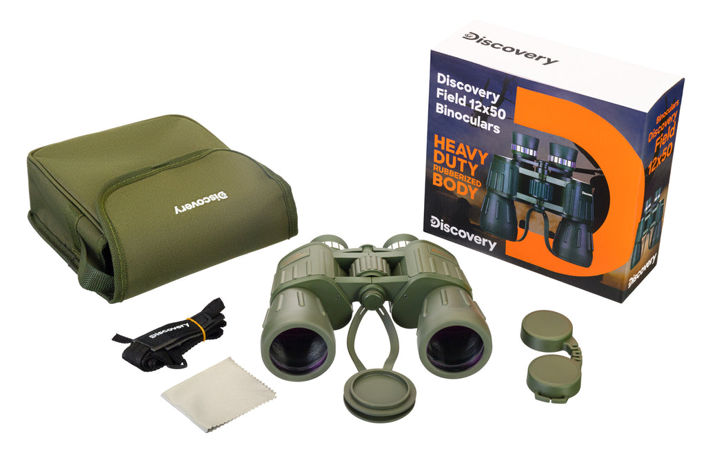 Binocolo Discovery Field 12x50