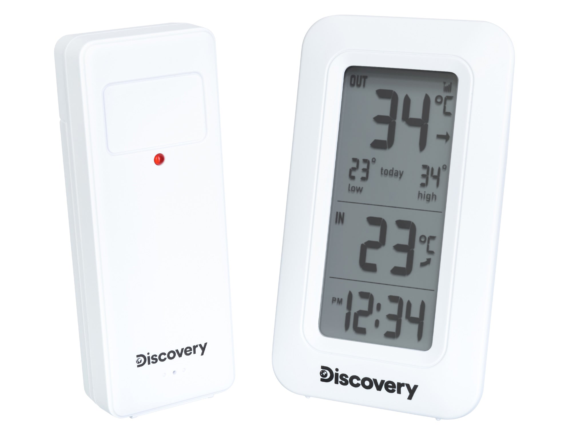 Stazione meteorologica con orologio Discovery Report W10