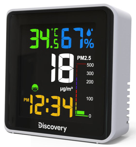 Stazione meteorologica Discovery Report WA30 con monitor del particolato nell’aria