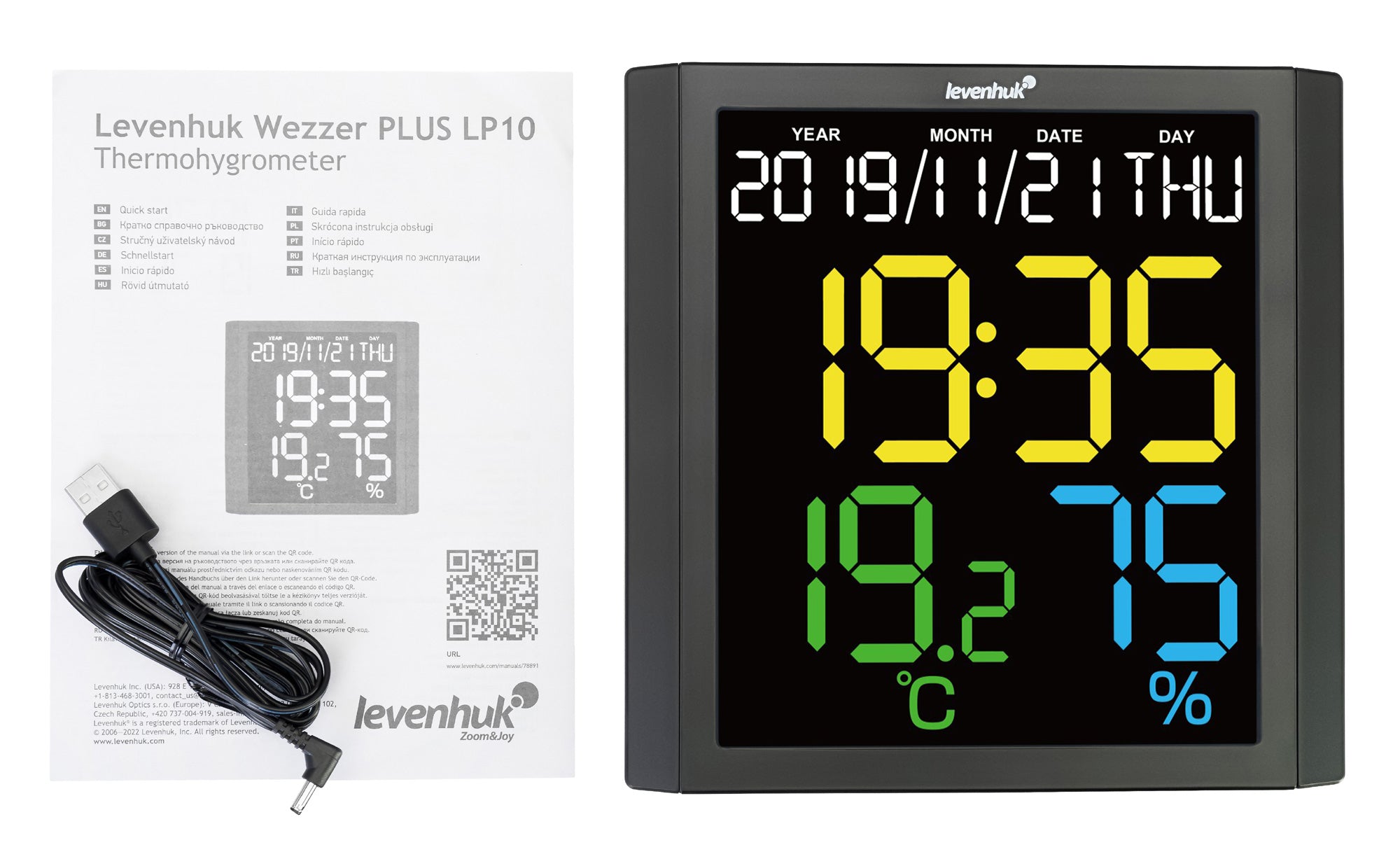 Termoigrometro Levenhuk Wezzer PLUS LP10