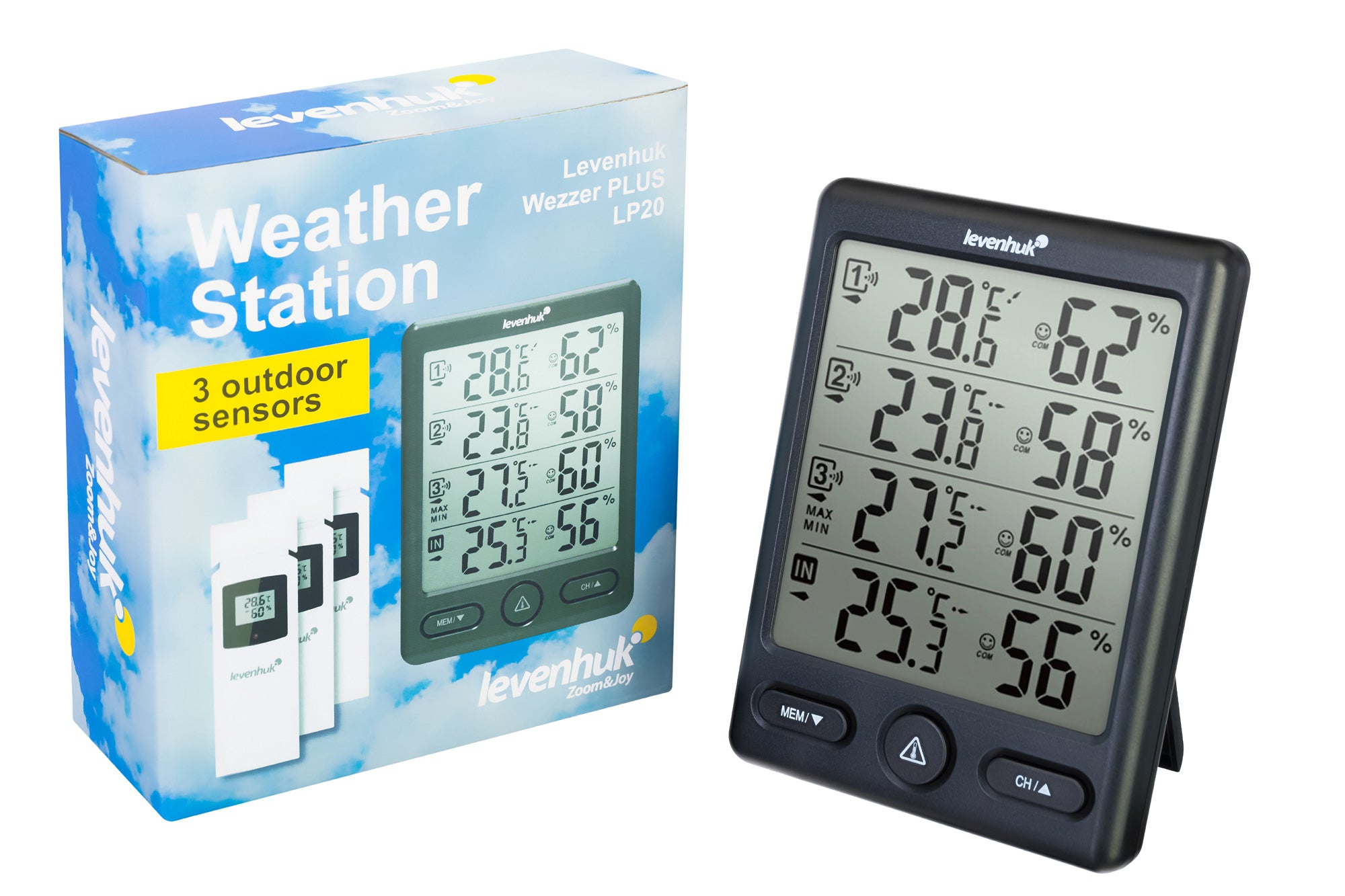 Stazione meteo Levenhuk Wezzer PLUS LP20