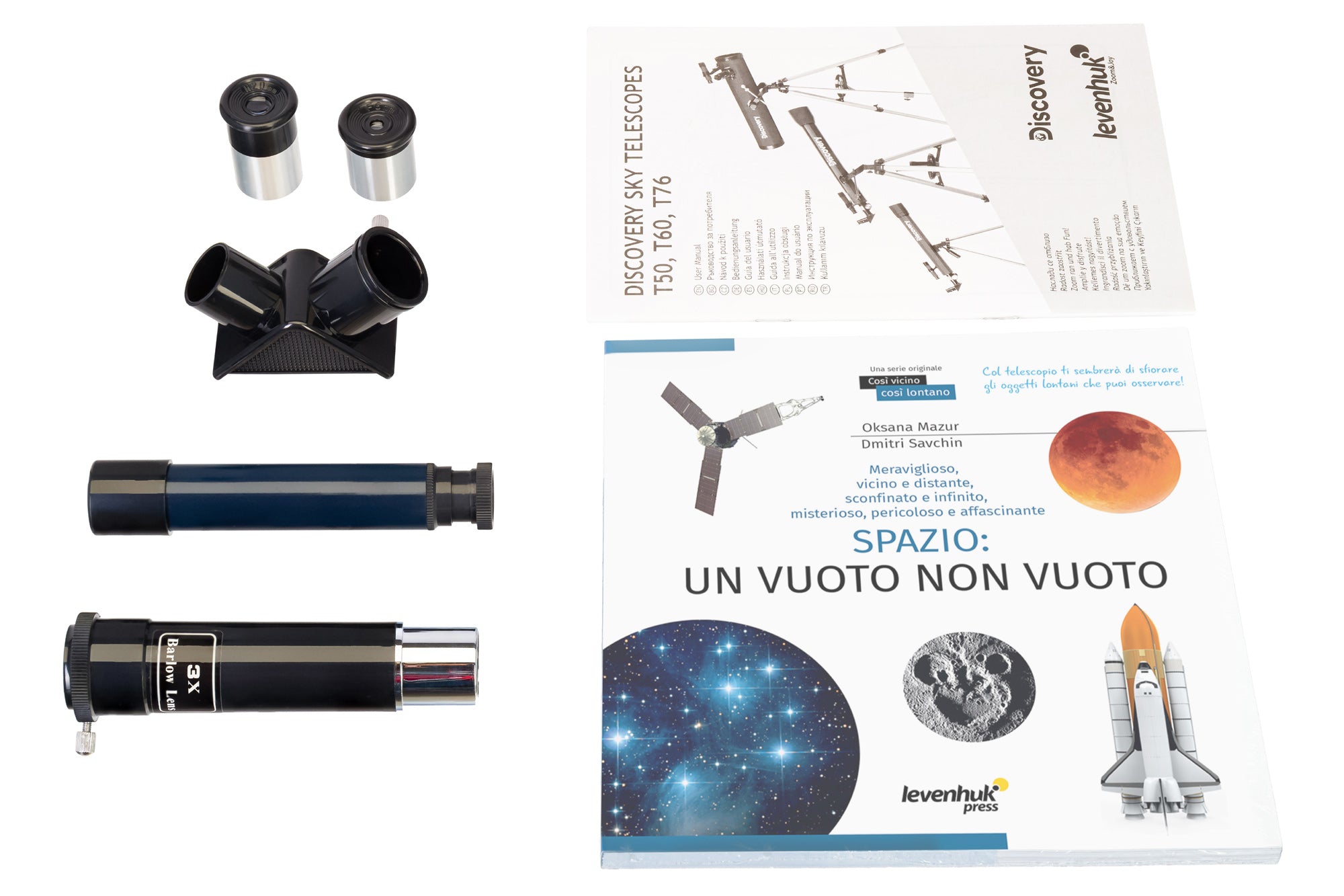Telescopio Discovery Sky T50 con libro