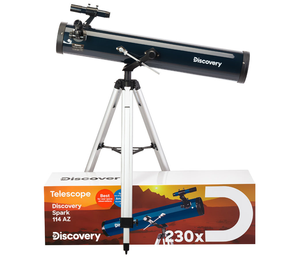 Telescopio Discovery Spark 114 AZ con libro