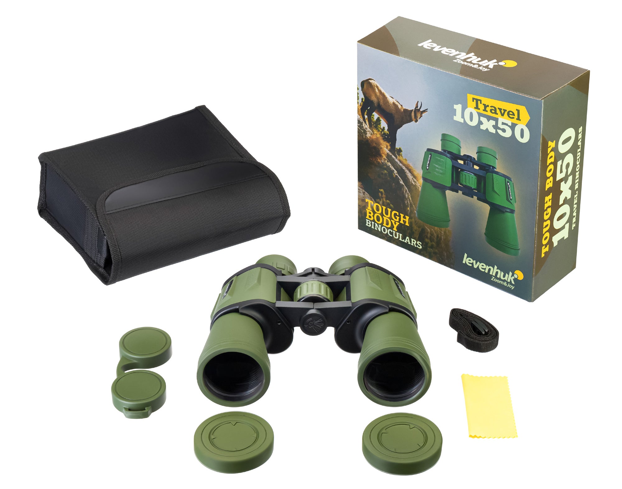 Binocolo Levenhuk Travel 10x50