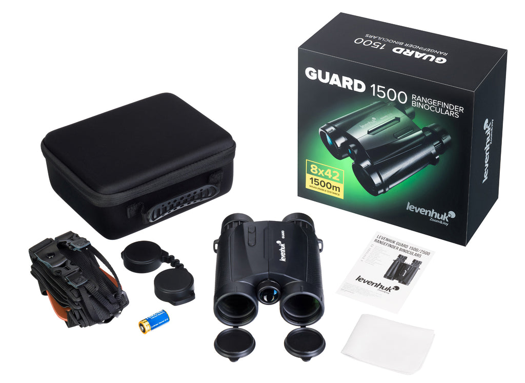 Binocolo con telemetro Levenhuk Guard 1500
