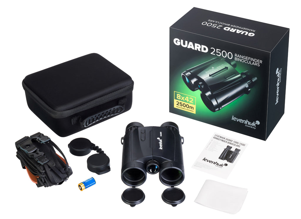 Binocolo con telemetro Levenhuk Guard 2500