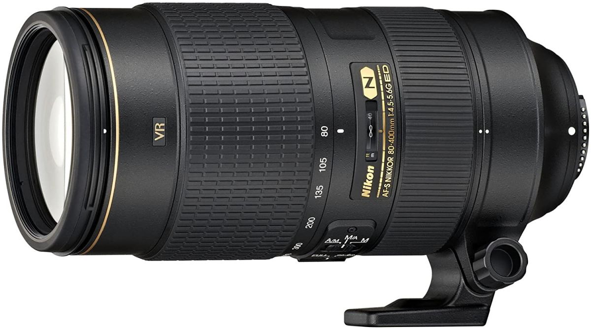 Nikkor AF-S 80-400mm f/4.5-5.6 G ED VR - Garanzia 4 anni Nital