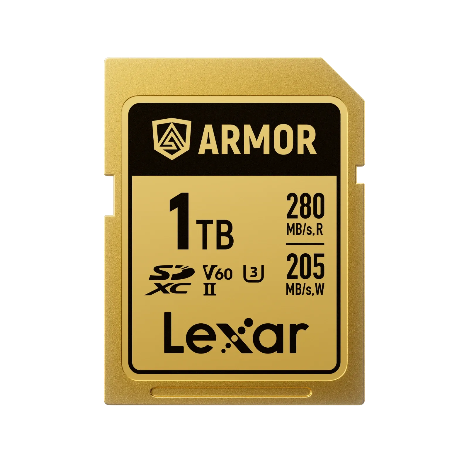 Lexar SDXC Armor Gold 64/128/256GB e 1TB