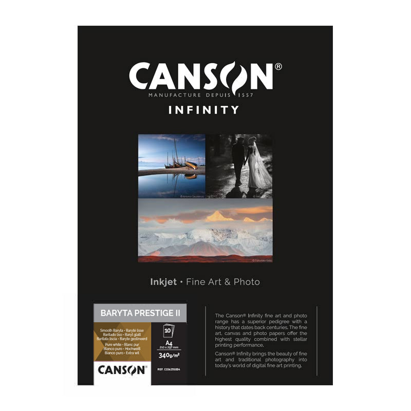 Canson Infinity Baryta Prestige II 340gr  A3+x25