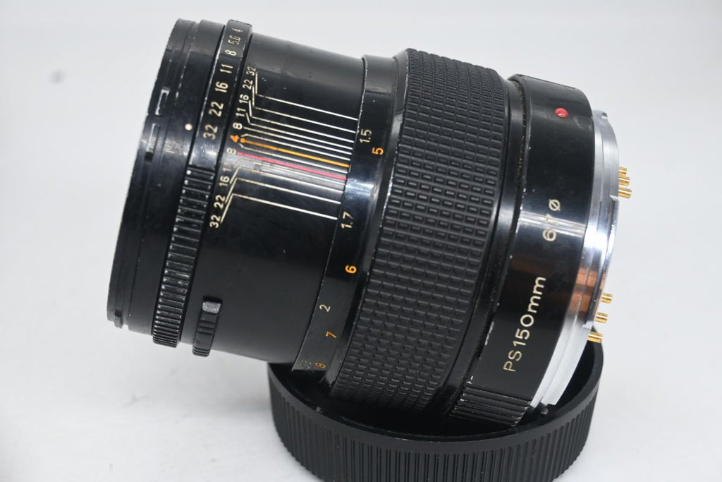 Bronica 150 mm F 4 con Paraluce