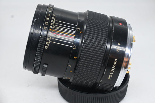 Bronica 150 mm F 4 con Paraluce
