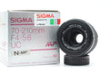 Sigma 70/210 f 4-5,6 Nikon AIS  ( Nuovo )