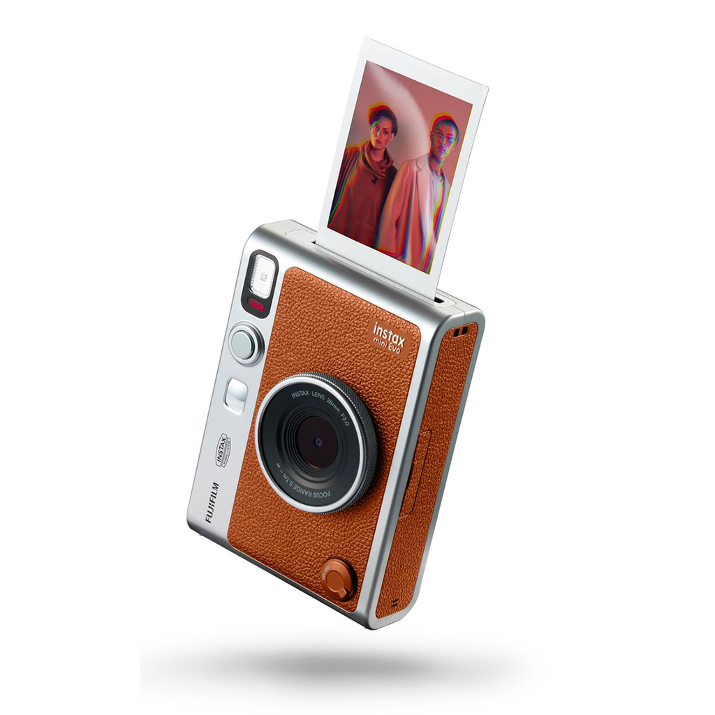 Fujifilm Instax Mini Evo HYBRID Brown - Garanzia Fujifilm Italia