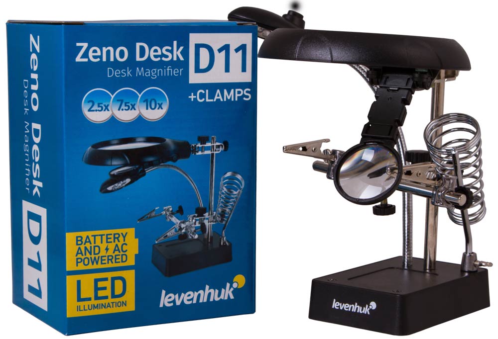 Lente d’ingrandimento Levenhuk Zeno Desk D11