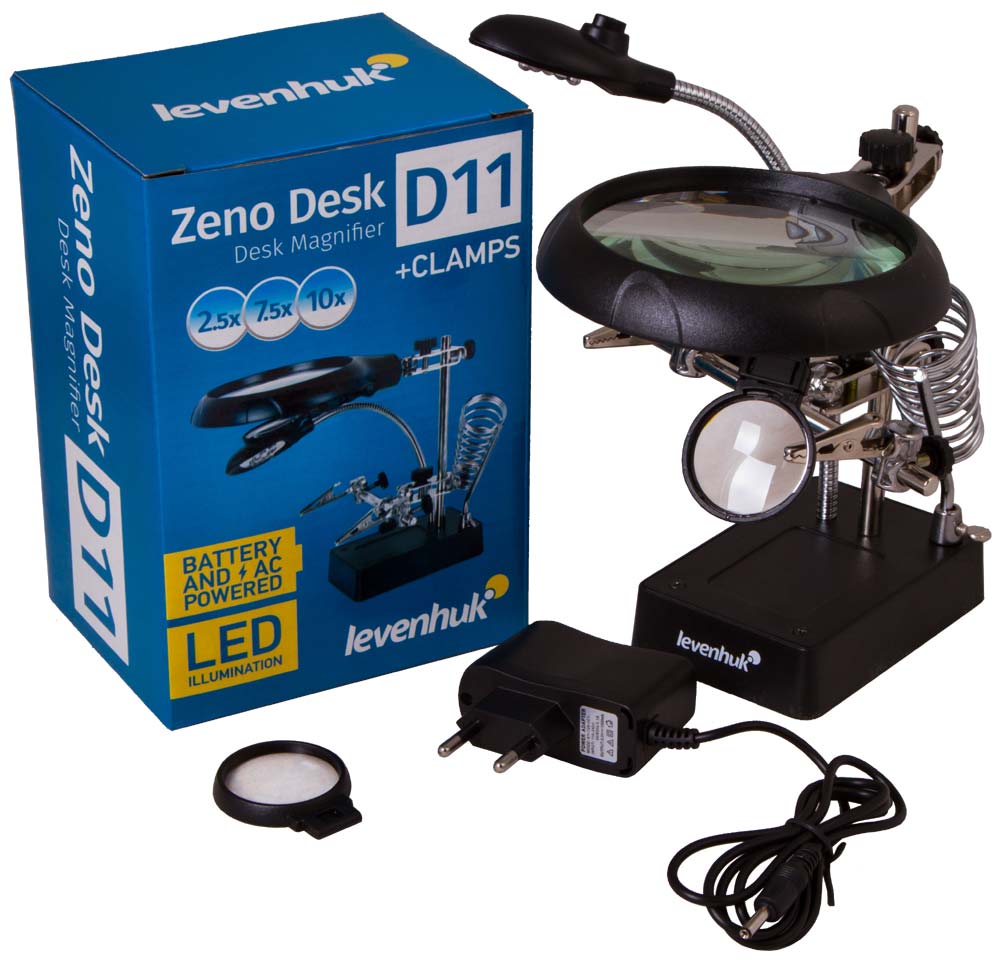 Lente d’ingrandimento Levenhuk Zeno Desk D11