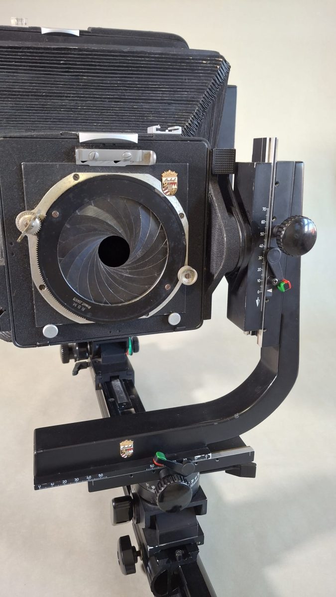 Linhof Kardan Master Gtl-8x10 " Con 5 Chassis + 2 Valige Di Metallo