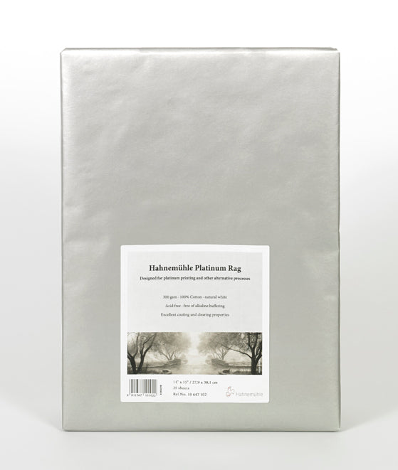 Hahnemuhle Platinum Rag  gr300  cm21.6x27.9cm 5 fogli