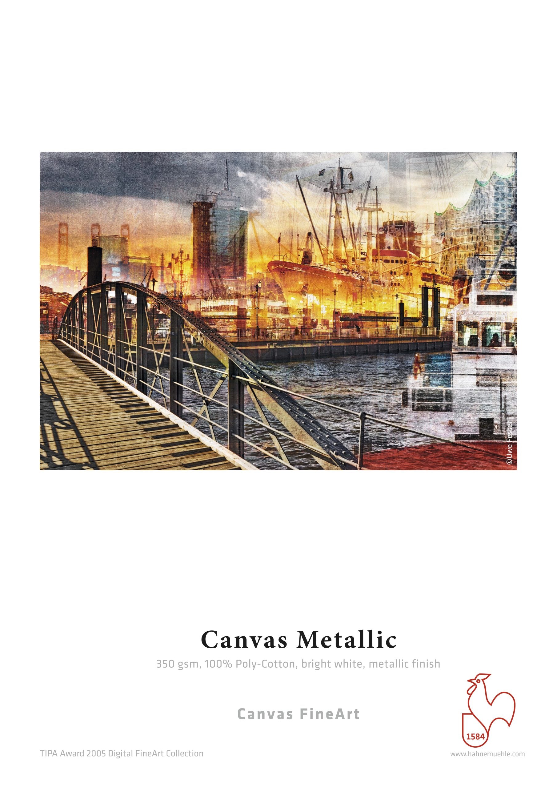 Hahnemuhle Canvas Metallic gr350  cm91x12m