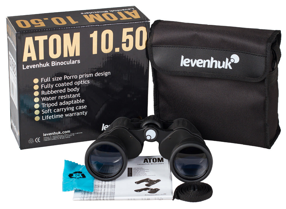 Binocolo Levenhuk Atom 10x50