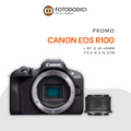 Canon Eos R100 + RF-S 18-45MM F4.5-6.3 IS STM - Garanzia Canon Italia