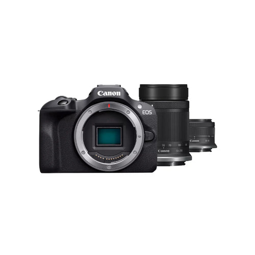 Canon EOS R100 + RF-S 18-45mm IS STM + RF-S 55-210mm IS STM - Garanzia Canon Italia